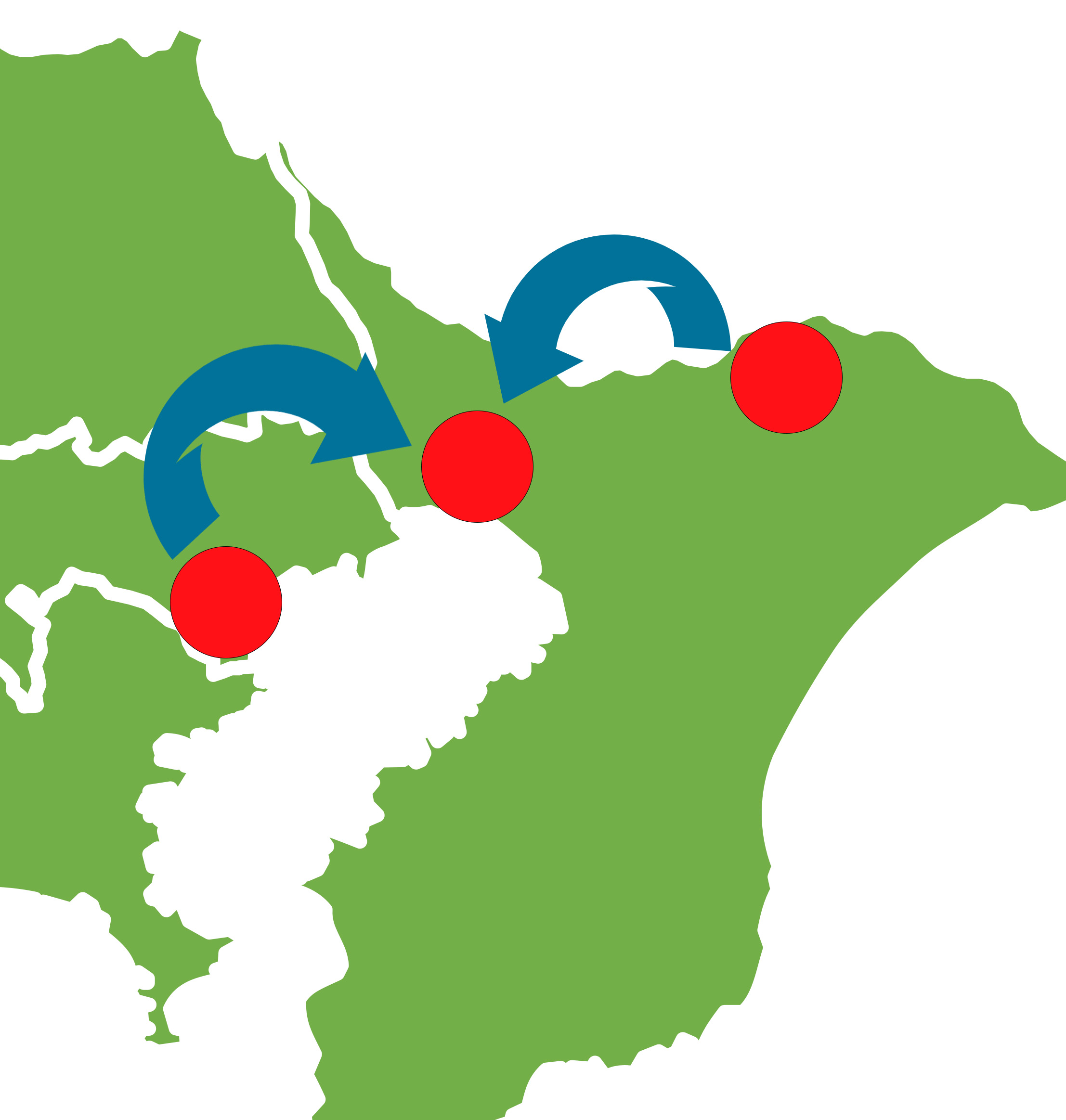 船橋センターの立地マップ