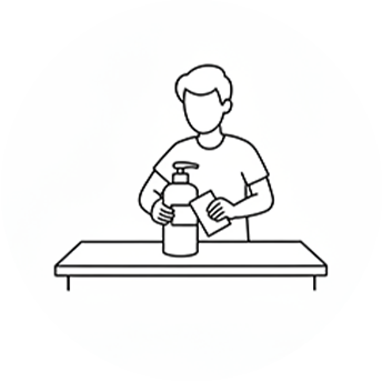 表示物貼付アイコン